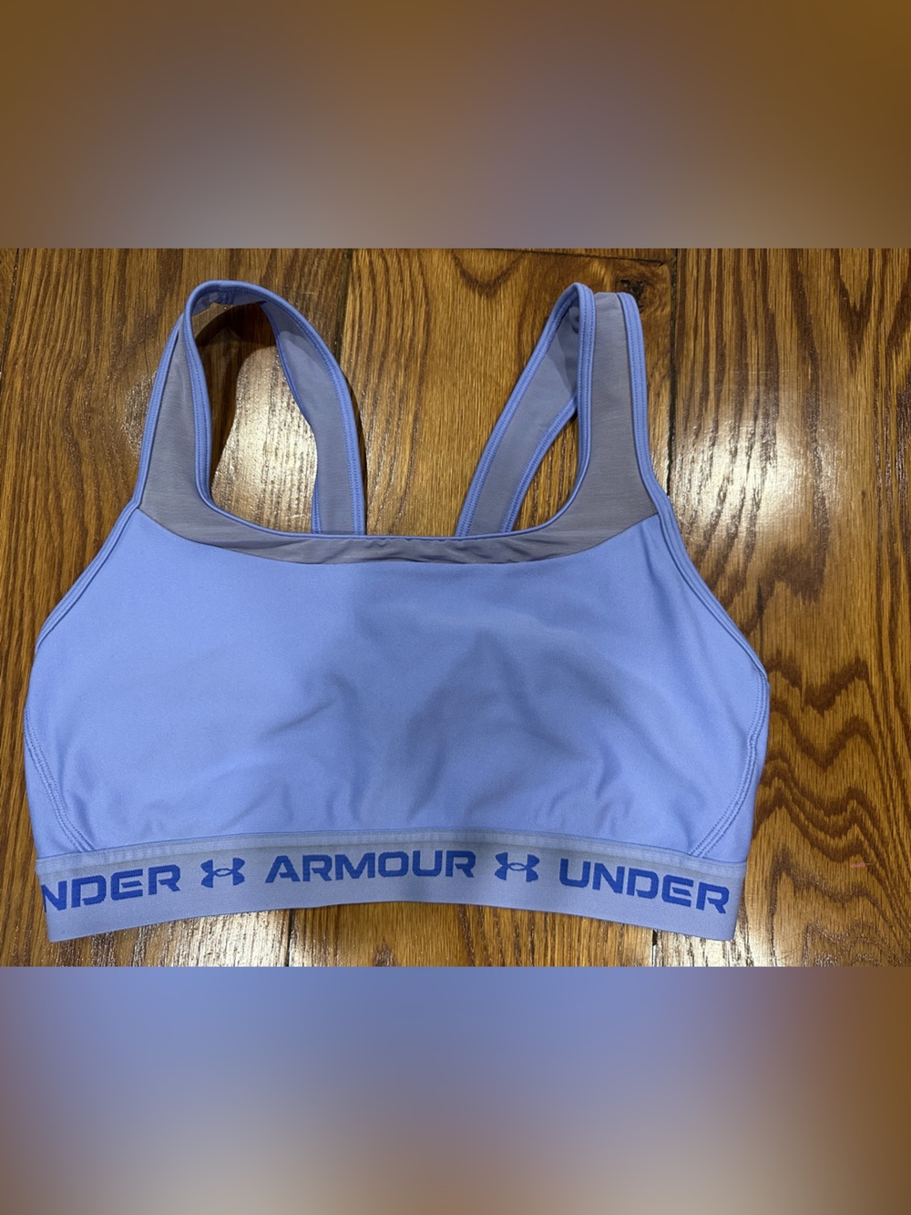 Under Armour Lavender Racerback Sports Bra with Branded Band
